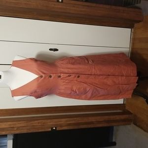 Gap Button Down Apron Dress